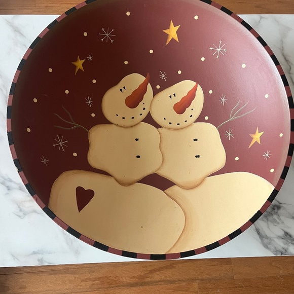 Other - Christmas snowman bowl